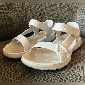 White Strappy Sandals